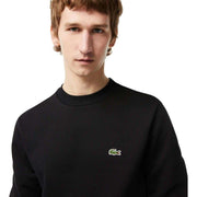 Lacoste Organic Brushed Cotton Sweatshirt - Black