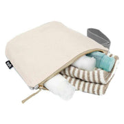 Lefrik Zoid S Concrete Block Toiletry Bag - Grey/Light Grey/Cream