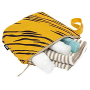 Lefrik Zoid S Printed Tiger Toiletry Bag - Yellow/Black