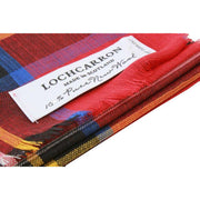 Locharron of Scotland Alba Stewart Royal Fine Merino Stole - Red/Blue/Green