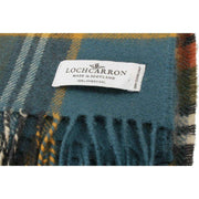 Koc Locharron of Scotland Borders Macbeth Weathered Lamswool - niebieski/brązowy