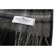 Koc Locharron of Scotland Borders Macrae z owczej wełny myśliwskiej - szary