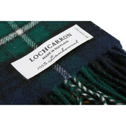 Locharron of Scotland Bowhill Campbell of Argyll Lambswool Tartan Scarf - Green/Blue/Yellow