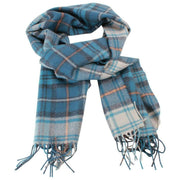 Locharron of Scotland Darwin Gordon Dress Szalik z owczej wełny - turkusowy