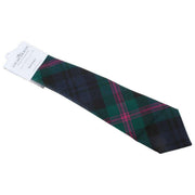 Nowoczesny krawat w kratę Locharron of Scotland Reiver Baird - granatowy/ciemnozielony