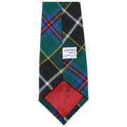 Nowoczesny krawat w kratę Locharron of Scotland Reiver Cornish Hunting - zielony/granatowy/czerwony