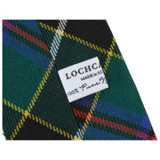 Nowoczesny krawat w kratę Locharron of Scotland Reiver Cornish Hunting - zielony/granatowy/czerwony