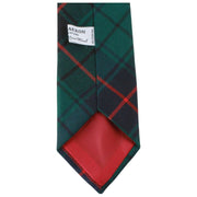 Nowoczesny krawat Locharron of Scotland Reiver Davidson Clan - zielony/niebieski/czerwony