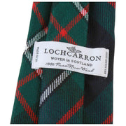 Nowoczesny krawat w kratę Locharron of Scotland Reiver Ferguson - granatowy/zielony/czerwony