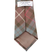 Locharron of Scotland Reiver Fraser Hunting Weathered Tartan Wool Tie - Brown/Grey