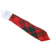 Krawat w kratę Locharron of Scotland Reiver Grant Clan Clan - czerwono-zielony