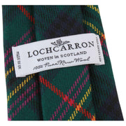 Nowoczesny krawat w kratę Locharron of Scotland Reiver Kennedy - zielony/granatowy/czerwony