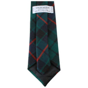 Nowoczesny krawat w kratę Locharron of Scotland Reiver Morrison - granatowy/zielony/czerwony