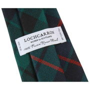 Nowoczesny krawat w kratę Locharron of Scotland Reiver Morrison - granatowy/zielony/czerwony