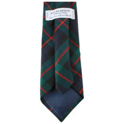 Krawat Locharron of Scotland Reiver Murray of Atholl Nowoczesny krawat w kratę - granatowy/zielony/czerwony