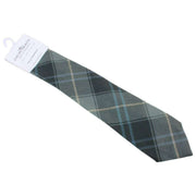 Krawat Locharron of Scotland Reiver Patriot Weathered Tartan - szary/niebieski