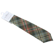 Krawat Locharron of Scotland Reiver Scott Weathered Tartan - szary/brązowy