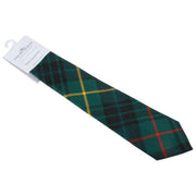 Krawat myśliwski Locharron of Scotland Reiver Stewart w kratę - zielony