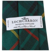Krawat myśliwski Locharron of Scotland Reiver Stewart w kratę - zielony