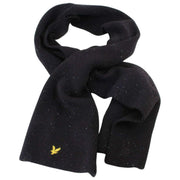 Zestaw upominkowy Lyle & Scott Donegal – szalik i czapka – kruczoczarna
