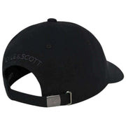 Czapka baseballowa Lyle & Scott Tonal Eagle – kruczoczarna