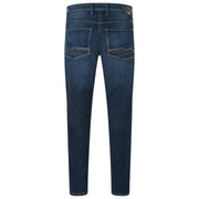 Dżinsy MAC Jeans Arne Pipe Hemp Denim – Ciemnoniebieski 3D Wash