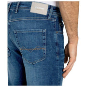 MAC Jeans Arne Dżinsy z recyklingu – ciemnoniebieskie Autentyczne 3D