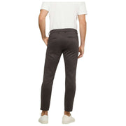 Spodnie z dżerseju MAC Jeans Griffin z nadrukiem – gorący, fudged brown
