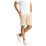 Spodenki jeansowe MAC Jeans Jog'N Jersey - gładki beż