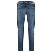 Dżinsy MAC Jeans Jog'n Light Sweat Denim - granatowy, autentyczne spranie