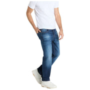 Dżinsy MAC Rick Vintage Denim - ciemnoniebieskie, autentyczne 3D, używane