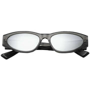 MessyWeekend Blade Sunglasses - Transparent Grey