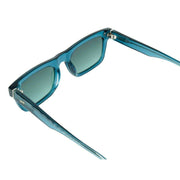 MessyWeekend New Dylan Sunglasses - Monochrome Blue/Gradient Green