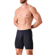 Obviously EliteMan Boxer Brief 9inch Leg  - Charcoal Black