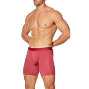 Obviously PrimeMan Boxer Brief 6inch Leg - Brick Red