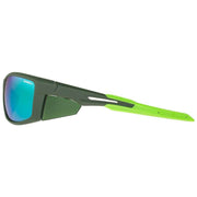 O'Neill 9018 2.0 High Wrap Performance Sports Sunglasses - Green