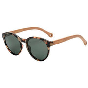 Parafina Costa Sunglasses - Gentle Tortoise/Dark Green