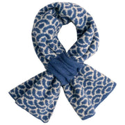 Przytulny szalik Powder Agatha - Denim Mix Blue