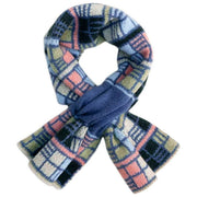 Pudrowy szalik Dani Cosy - Denim Mix Blue