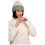 Pudrowa czapka Beanie Emily - kremowa