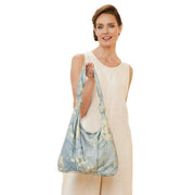 Powder Knotted Toile Shoulder Swing Bag - Denim Blue