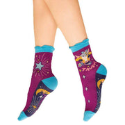 Powder Taurus Ankle Socks - Purple