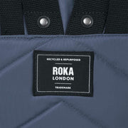 Roka Bantry B Small Black Label Recycled Nylon Backpack - Burnt Blue