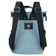 Roka Canfield B Small Black Label Recycled Canvas Backpack - London Fog Blue