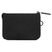 Roka Carnaby All Black Small Recycled Canvas Wallet - Ash Black