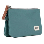 Roka Carnaby Small Sustainable Canvas Wallet - Sage Green