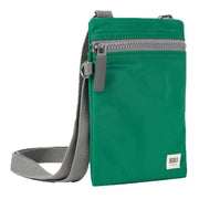 Roka Chelsea Sustainable Nylon Pocket Sling Bag - Emerald Green