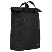 Roka Finchley A All Black Large Recycled Canvas Backpack - Ash Black