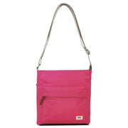 Roka Kennington B Medium Sustainable Nylon Crossbody Bag - Sparkling Cosmo Pink