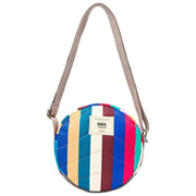 Roka Paddington B Torba na ramię z płótna pochodzącego z recyklingu - szerokie paski, wielokolorowa
